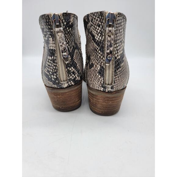 Dolce Vita Karsen Bootie Faux Snakeskin Ankle Boots Multicolor Size 8.5 - Picture 5 of 10
